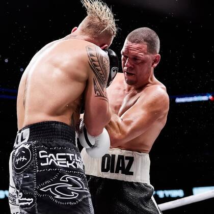 Nate Diaz ya fue derrotado por Jake Paul en una pelea anterior (Instagram @natediaz209)