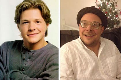 Nate Richert, como Harvey, en el 96. Ahora tiene 37 años