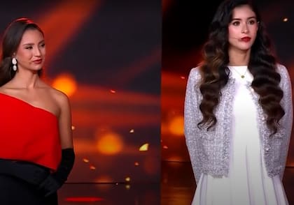 Nathalia (izquierda) y Jelly (derecha) quedaron nominados de forma oficial por decisión del jurado