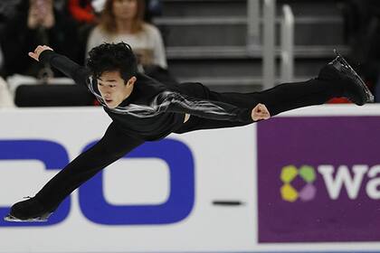 Nathan Chen se lució con su rutina de patinaje artístico