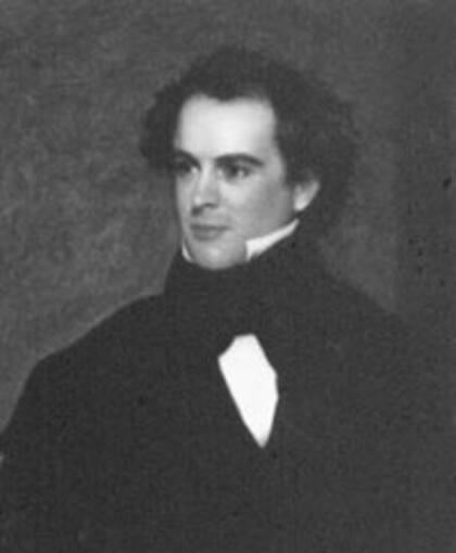 Nathaniel Hawthorne, en su juventud