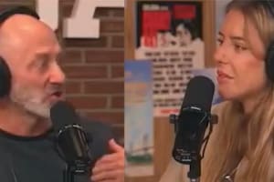 El tenso momento entre Nati Jota y el biólogo Estanislao Bachrach