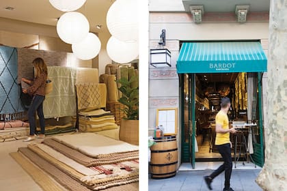 Natura Casa está en Avinguda Diagonal, 472; Bardot, en Carrer d’Enric Granados, 147.