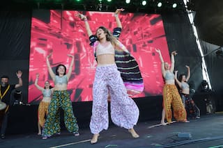 La pionera del tapping en el país sorprendió en el festival de LA NACION