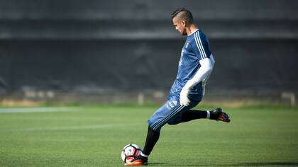 Navarro Montoya y el arco de la selección