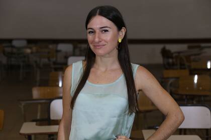 Nazarena Galantini, estudiante de Filosofía en Rosario y promotora universitaria de la Campaña por la Emergencia Nacional en Violencia contra las Mujeres.