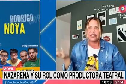 Nazarena Vélez habló con Implacables (elnueve) sobre la dificultad que atraviesa para trabajar en la temporada