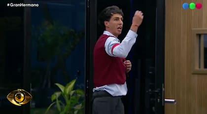 Nazareno pidió disculpas más tarde en el streaming de Gran Hermano y reconoció que él no es agresivo