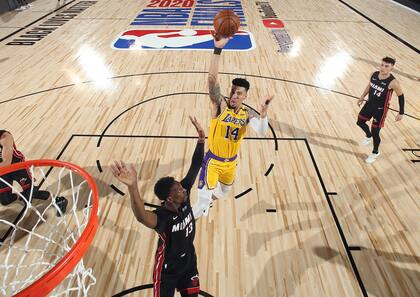 Lakers y Heat disputan el tercer punto de la serie de la final de la NBA.