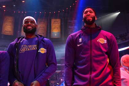 LeBron James y Anthony Davis, la armada de los Lakers