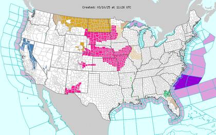 Nebraska, Kansas, Colorado, Nuevo México y Texas tienen alertas por incendios forestales activadas