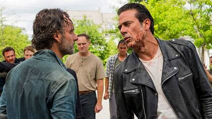 Negan y Rick, cara a cara