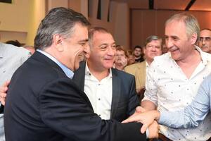 Negri, junto a Luis Juez y Baldassi