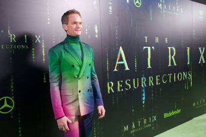Neil Patrick Harris apostó por un diseño cromático para la presentación de Matrix