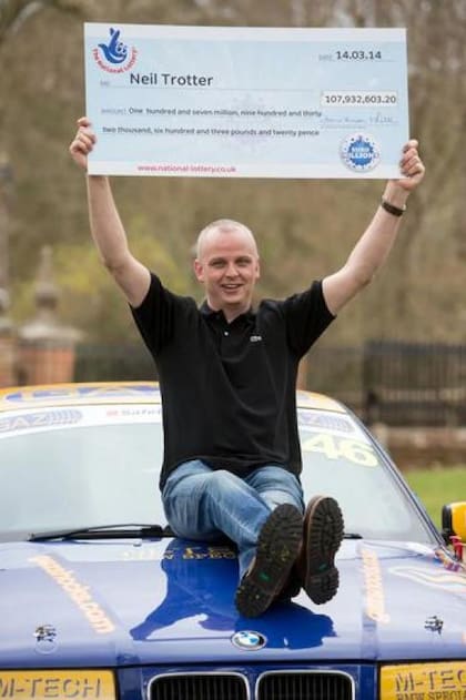 Neil Trotter, el protagonista de esta historia (Foto:National Lottery UK)