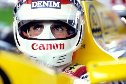 Nelson Piquet en el GP de Brasil de 1986, en Jacarepagua; al año siguiente le ganaría a Nigel Mansell la batalla interna de Williams, que tenía el mejor auto, y con ello, la corona.