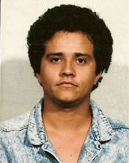 Nemesio Rubén Oseguera Cervantes, alias Mencho, líder del Cartel de Jalisco Nueva Generación; foto de 1986, cuando fue detenido por primera vez en los Estados Unidos