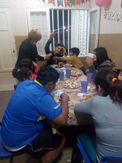 Néstor a los 17 años, cuando vivía en un hogar