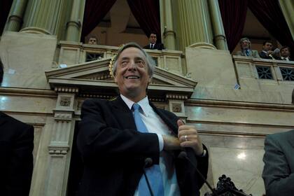 Néstor Kirchner inaugura las sesiones legislativas el 1º de marzo de 2007