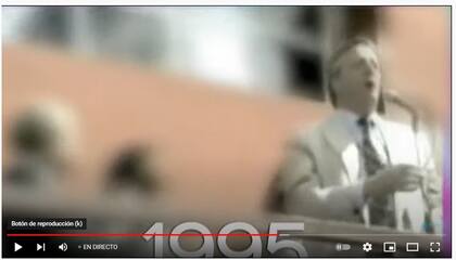 Nestor Kirchner, Río Gallegos, 1995.