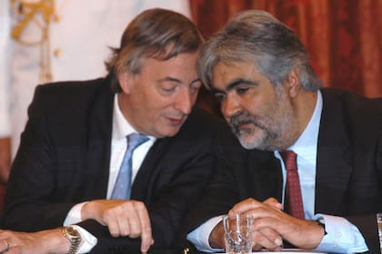 Néstor Kirchner y Sergio Acevedo