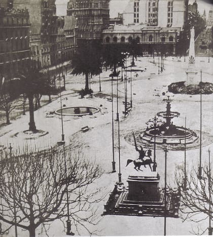 Nevada en Plaza de Mayo.