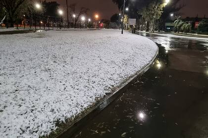 Las plazas en pleno centro de Córdoba cubiertas de nieve