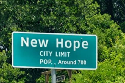 New Hope, Texas, con población en caída
