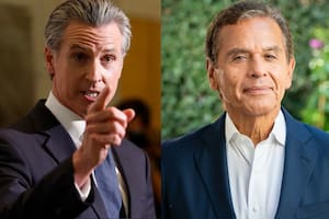 El candidato demócrata que apuntó contra Newsom en California