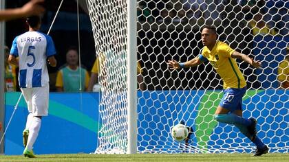Neymar abrió el camino al triunfo de Brasil