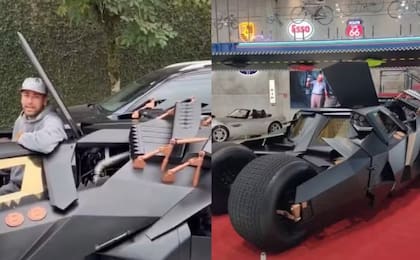 Neymar compró una réplica del Batimóvil