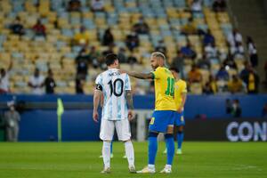 Brasil-Argentina: horario, TV y formaciones del partido por las Eliminatorias