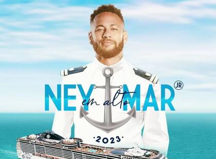 Neymar en alta mar: el futbolista brasileño tiene su propio crucero