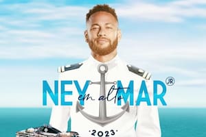 Neymar, con bastón pero a pura fiesta en el mar: cuánto pagan los fans que bailan con él en su crucero