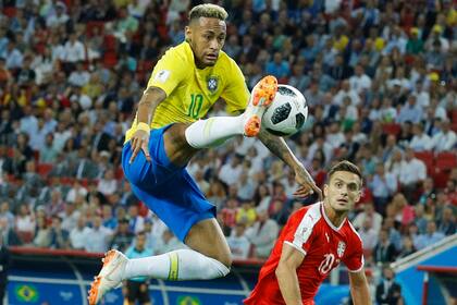 Neymar en el aire