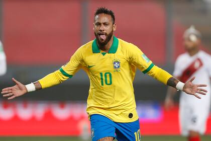 Neymar Jr. delantero de la Selección de Brasil y una de las armas principales del equipo local para revalidar el título continental.