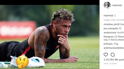Neymar siembra dudas en Instagram