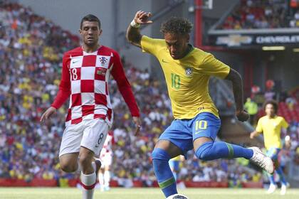 Neymar sería titular en el partido frente a Croacia