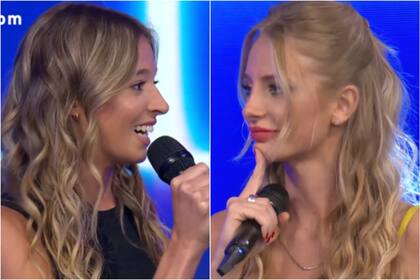 Ni Valentina ni sca pudieron descifrar la identidad del personaje que el participante pretendió imitar (Crédito: Captura de video eltrece)