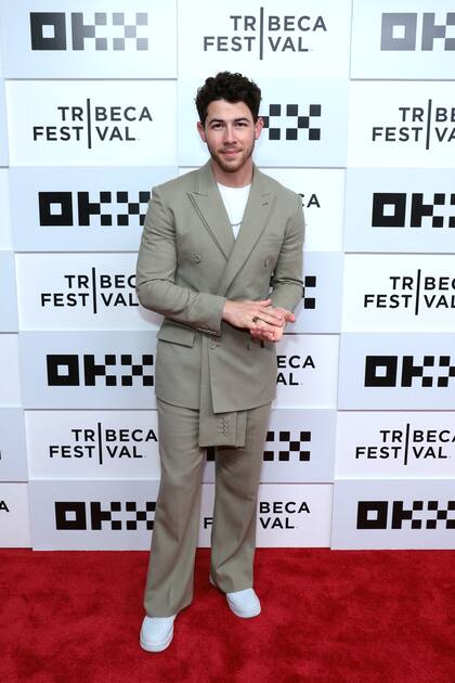 Nick Jonas también dijo presente durante el estreno de The Good Half en el Festival Tribeca 2023
