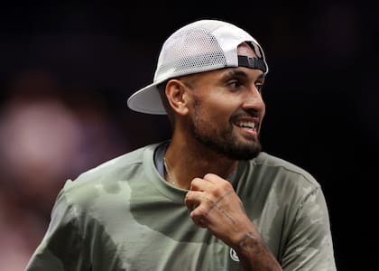 Nick Kyrgios, que apenas jugó cinco partidos en esta temporada, venció sin problemas a Sabalenka (Amr Alfiky/Pool Photo via AP)