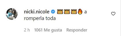Nicki Nicole felicitó a María Becerra por su anuncio sobre los Grammy (Foto: Instagram)