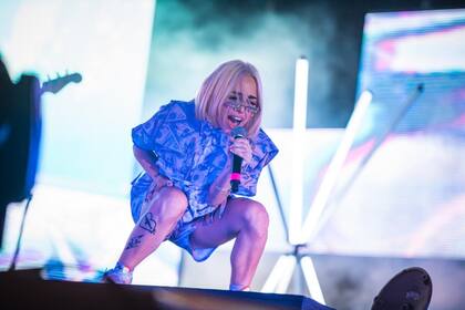 Nicki Nicole, la joven de 19 años y corta experiencia en los escenarios, brilló por su voz