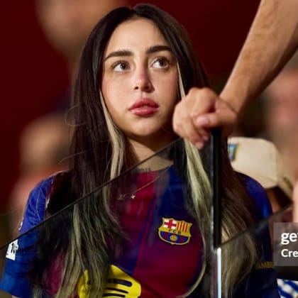 Nicki Nicole se presentó en el encuentro del FC Barcelona, alimentando los rumores de romance con Lamine Yamal