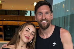 Nicki Nicole visitó a Lionel Messi en su casa de Rosario (Foto: Instagram @livedaleplay)