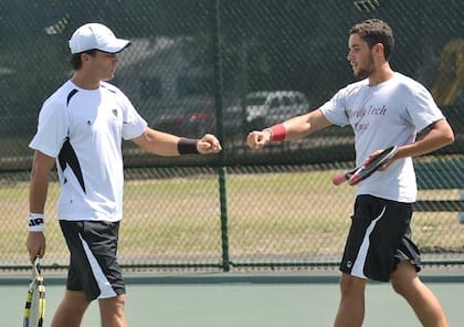 Nico Clerc durante su etapa universitaria en Estados Unidos