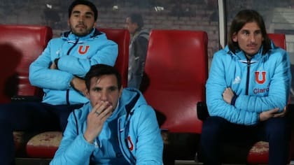 Nico Diez con Beccacece, en la época en la que dirigían a la Universidad de Chile