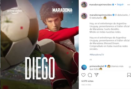 Nico Goldschmidt interpretará al Maradona en sus inicios como futbolista profesional