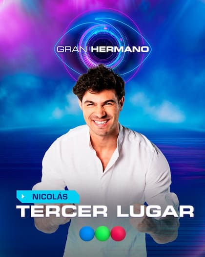Nico Grosman obtuvo el tercer puesto como finalista de Gran Hermano (Foto: X/@GranHermanoAr)