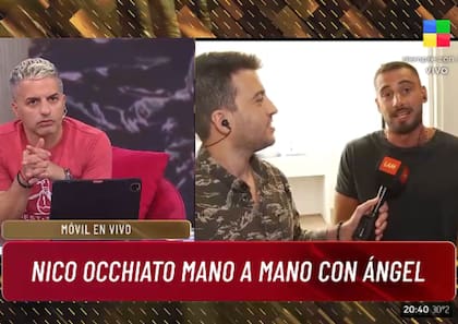 Nico Occhiato charló con Ángel de Brito y reveló detalles de su estrategia para llegar a más gente con su programa (Foto: Captura de TV / América)